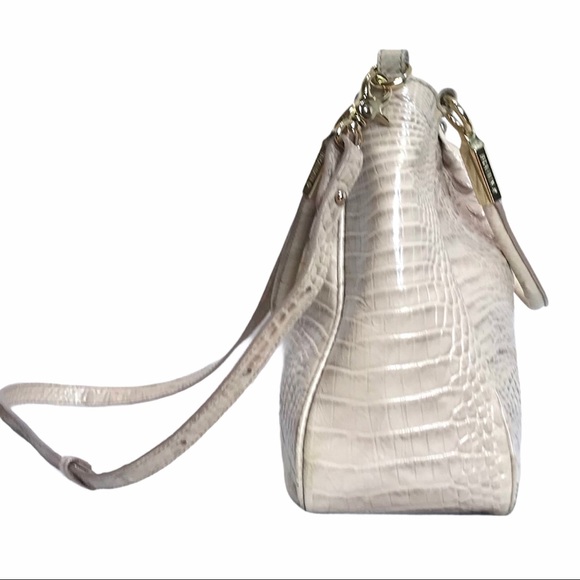 Brahmin Ruby Silk Melbourne Satchel Crossbody Bag - Picture 9 of 12